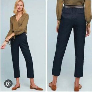 Anthropologie The Essential Pull On Trouser Blue SIze XL